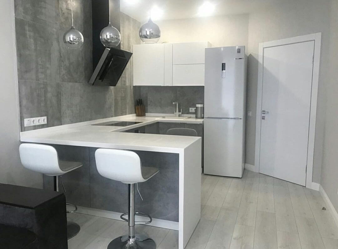 прямая кухня фото